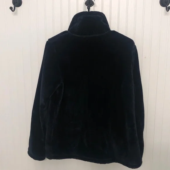 NAVY 32DegreesHeat Plush FLEECE Full Zip JACKET Pockets EUC - Picture 3 of 5